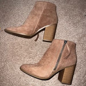 Womens Chunky Bootie